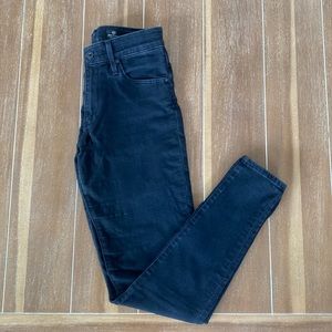 Adriano Goldschmied Farrah Skinny Petite black faded denim, size 27P
